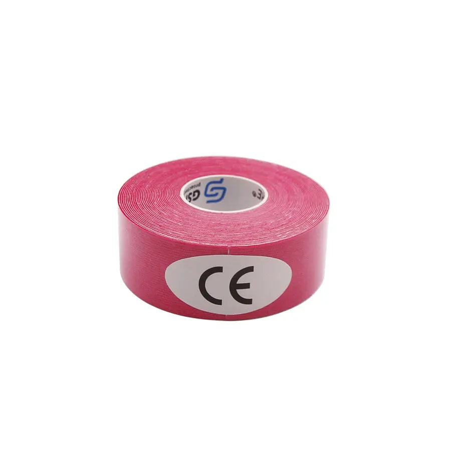 Kinesiology Tape – Cotton Elastic Bandage for Face & Body, Breathable Adhesive for Pain Relief & Muscle Support (2.5 cm)