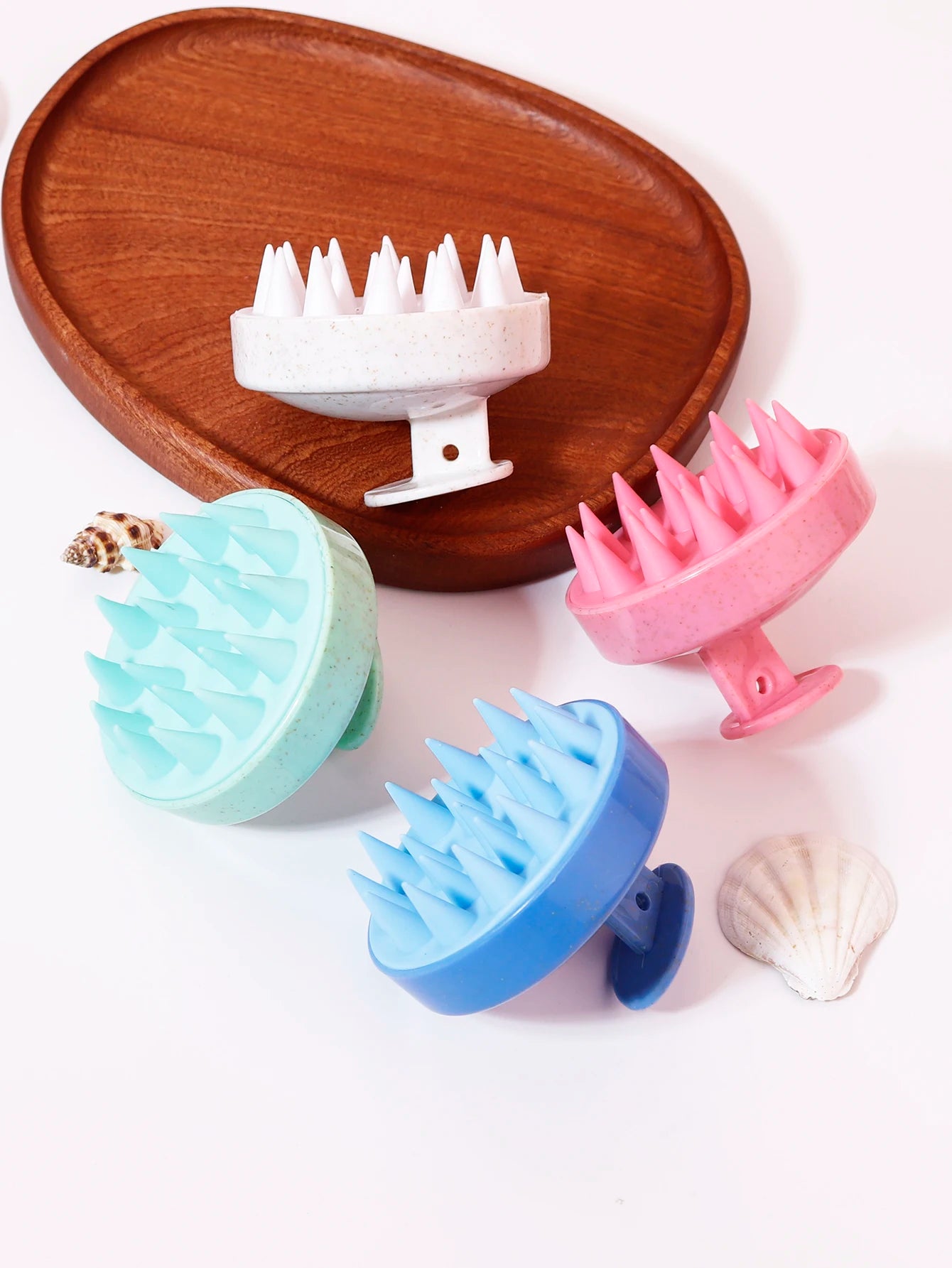 Silicone Scalp Massage Comb – Soft Hair Wash Brush for Wigs, Body Massage & Shower SPA