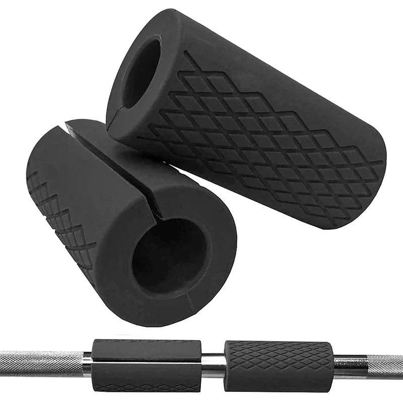 Pair Barbell Dumbbell Booster Grip – Portable Fitness Equipment Accessories for Increased Friction & Injury Prevention