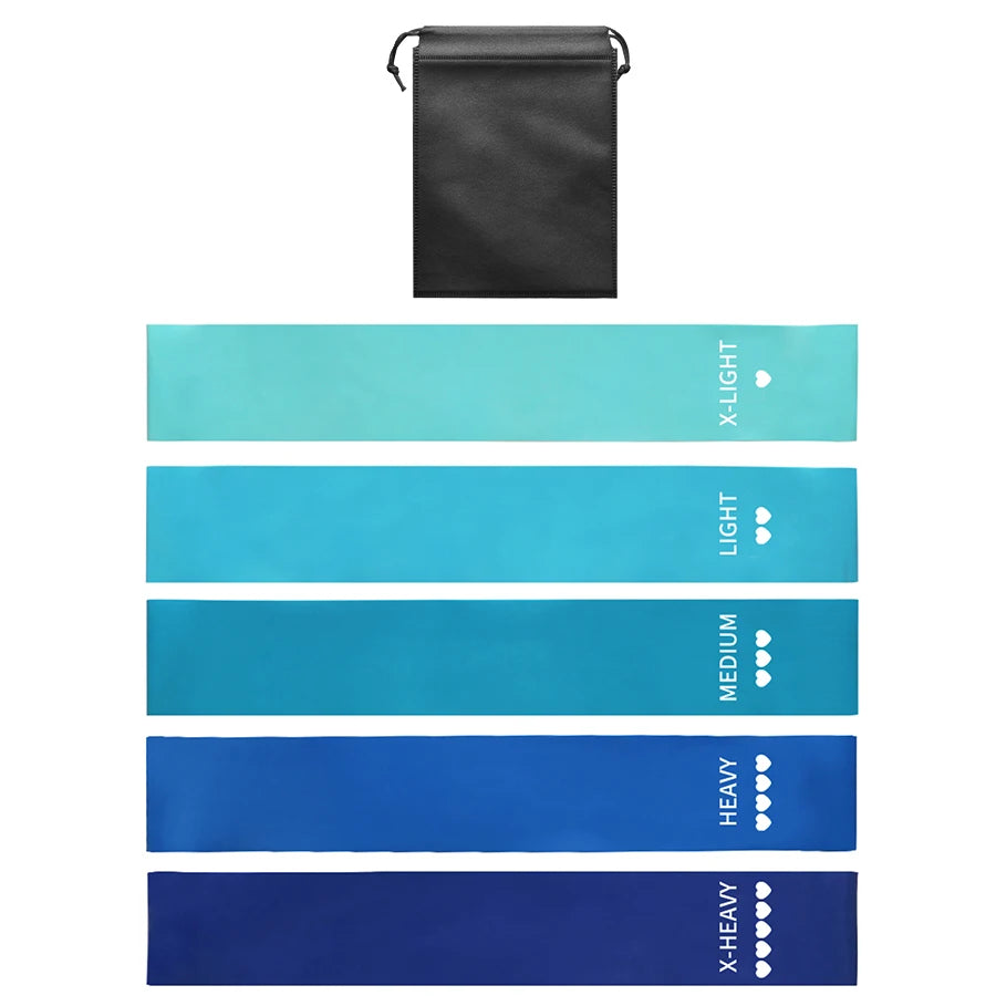 5-Level Resistance Bands for Home Yoga & Strength Training