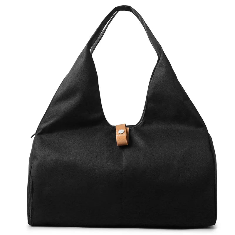 Yoga Mat Bag with Shoes Pocket – Gym Fitness Handbag for Women & Men, Nylon Sports Bag