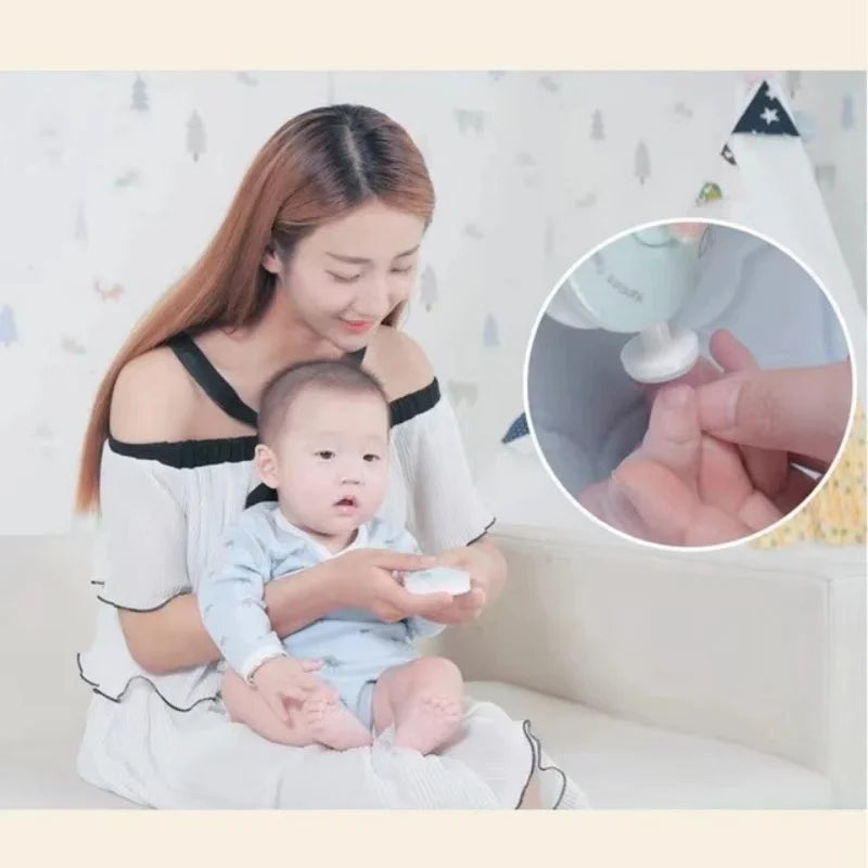 Electric Baby Nail Trimmer & Polisher – Safe, Quiet, Portable Infant Manicure Kit
