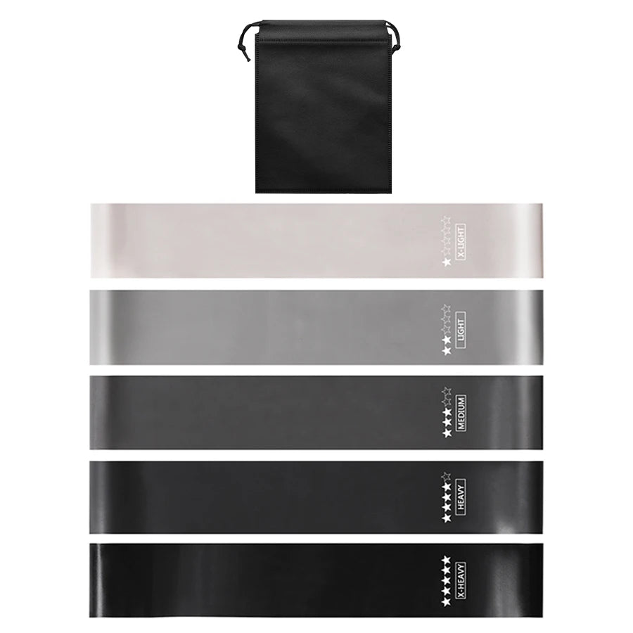 5-Level Resistance Bands for Home Yoga & Strength Training