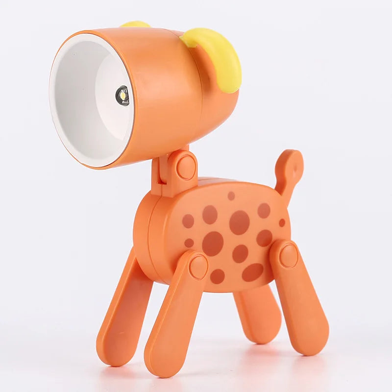 LED Night Light - Mini Folding Desk Lamp, Cute Pet Lights (Dog & Deer) Portable Night Light, Ideal Gift for Students and Living Room Decor