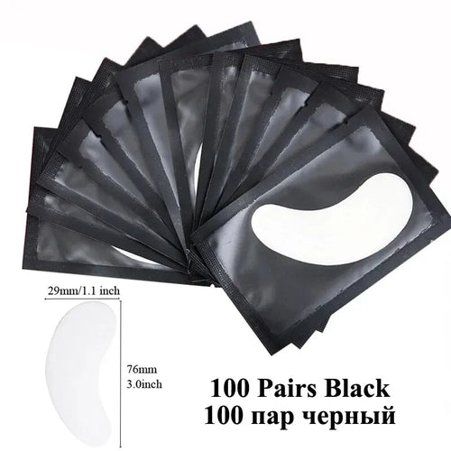 Eye Pad Eyelash Pad Gel Patch  100 Pairs