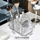 Makeup Storage Organizer - Clear Skincare Organizer for Vanity, Lipstick, Cosmetic, and Perfume Holder