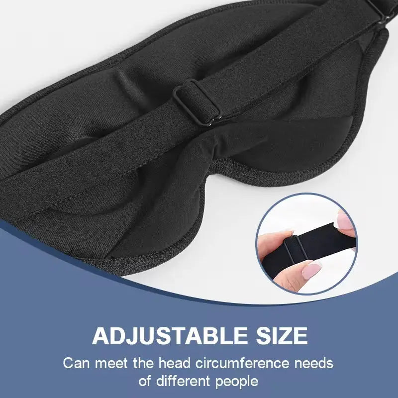 Eye Mask for Sleeping 3D Contoured Cup Blindfold Concave Molded Night