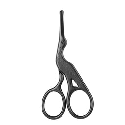 Round Head Stainless Steel Nose Hair Scissors Stork Type