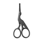 Round Head Stainless Steel Nose Hair Scissors Stork Type