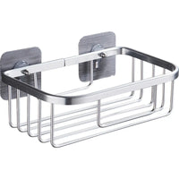 RustProof Space Aluminum Wall Mounted Shower Shelf with Suction Cup