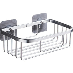 RustProof Space Aluminum Wall Mounted Shower Shelf with Suction Cup