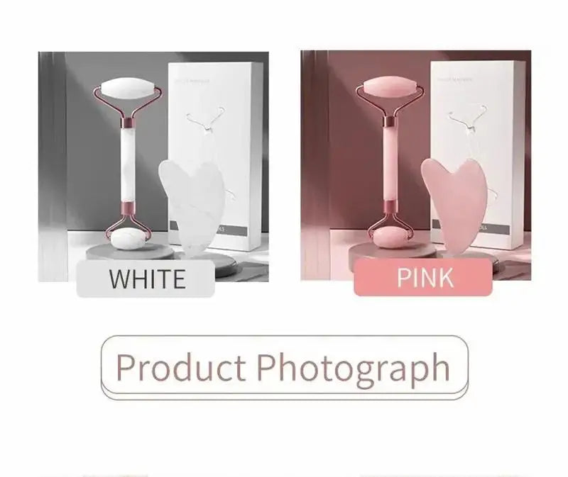 Face & Neck Massager Resin Roller – Double-Ended Beauty Scraping Stick for Relaxation, Blood Circulation, and Skin Care