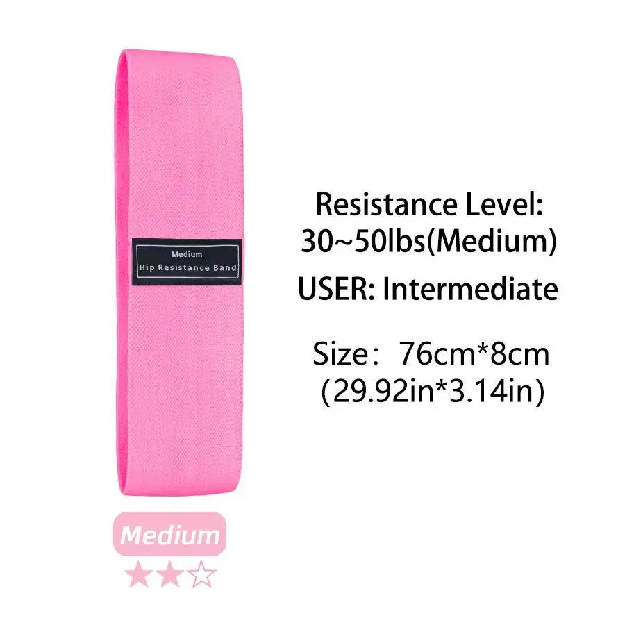 Fabric Resistance Bands for Squat Glute Workout & Hip Exercise