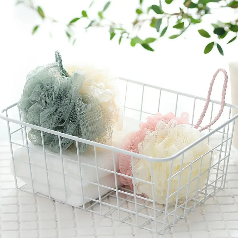 Soft Mesh Shower Foaming Sponge Body Scrub Exfoliating Ball for Bathing