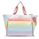 Yoga Mat Bag for Women - Large Capacity Gym Travel Tote with Wet-Dry Separation