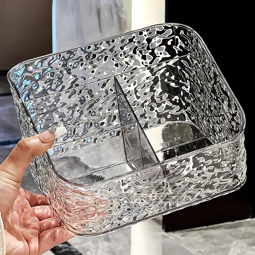 Makeup Storage Organizer - Clear Skincare Organizer for Vanity, Lipstick, Cosmetic, and Perfume Holder