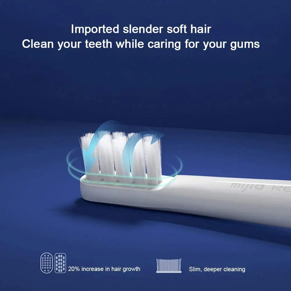 Xiaomi Mijia T100 Sonic Electric Toothbrush, USB Rechargeable, IPX7 Waterproof, 2 Modes, with Zone Reminder