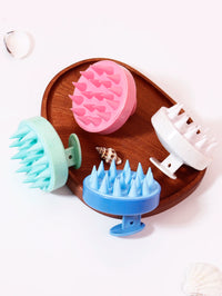 Silicone Scalp Massage Comb – Soft Hair Wash Brush for Wigs, Body Massage & Shower SPA