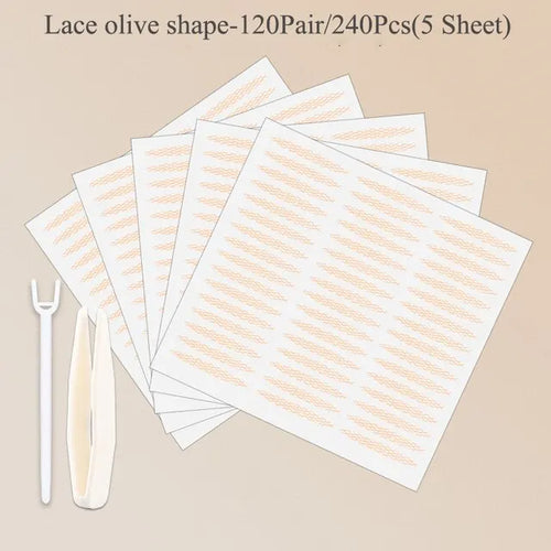 Double Eyelid Tape - Invisible Lift Strips for Natural Look (240 Pcs)