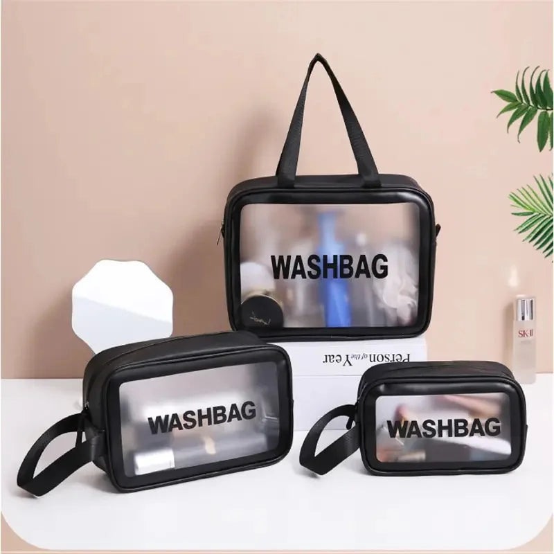 Waterproof Makeup Bag - Large Capacity & Dust-Proof Travel Organizer