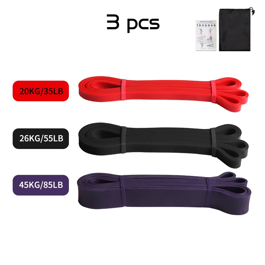 Heavy Duty Latex Resistance Band – Exercise Elastic Band for Strength Training, Pull-Up Assist, Pilates, and Fitness Workouts