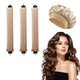 Heatless Hair Curler Set - Satin Sleeping Cap & Curling Rods for No Heat Curls