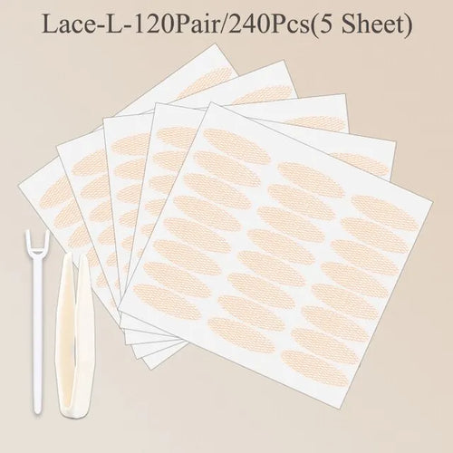 Double Eyelid Tape - Invisible Lift Strips for Natural Look (240 Pcs)