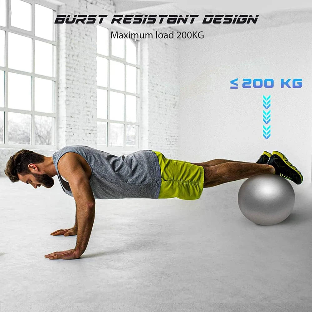 9-Inch Yoga Ball – Mini Exercise & Pilates Ball, Anti-Burst & Slip-Resistant for Training & Physical Therapy