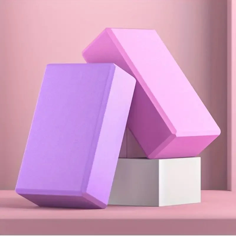 Yoga Blocks – Foam Brick for Pilates, Stretching, Body Shaping & Fitness Training