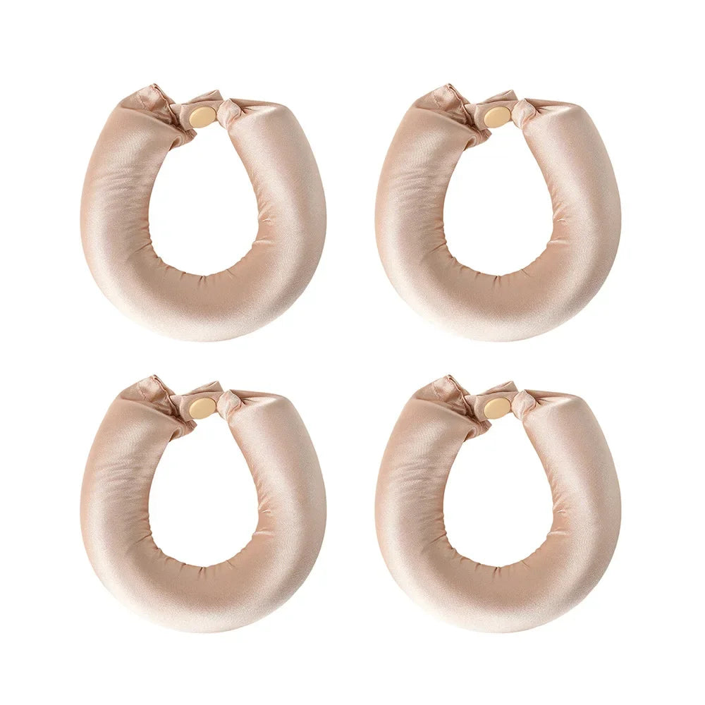 Heatless Hair Curlers Satin Curling Rod Headband – No Heat, Soft Foam Rollers for Overnight Curls, Comfortable Styling Tools
