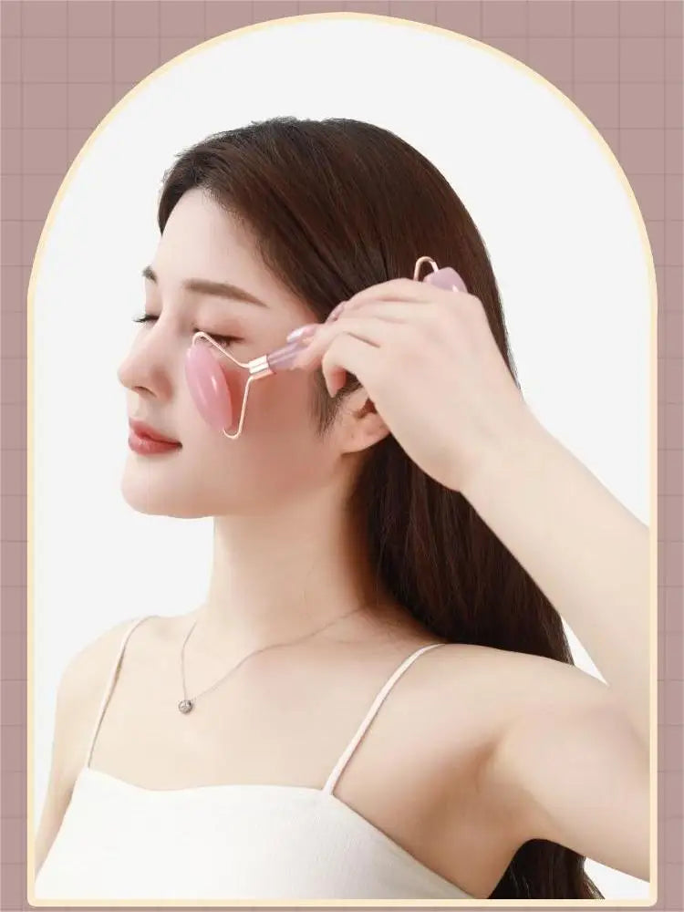 Face & Neck Massager Resin Roller – Double-Ended Beauty Scraping Stick for Relaxation, Blood Circulation, and Skin Care