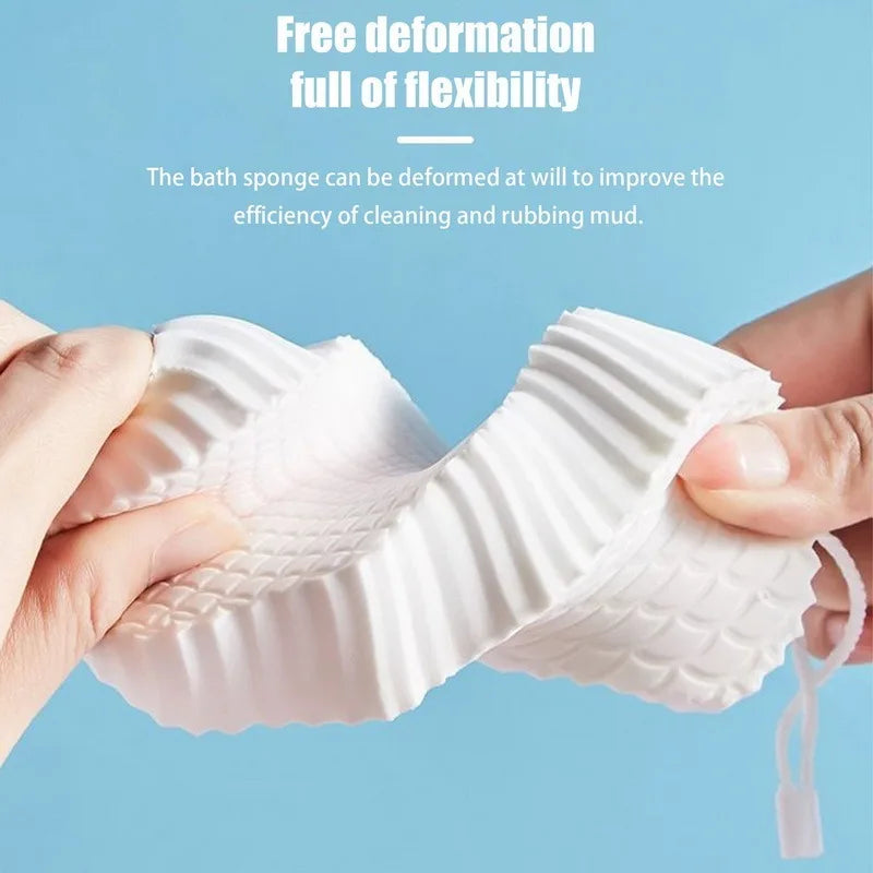 Soft Sponge Exfoliating Body Scrubber for Bath and Shower Skin Remover