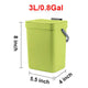 Small Plastic Trash Can - Hanging Trash Bin for Kitchen & Bathroom