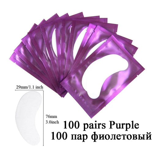 eye patches eyelash extension under eyelashes fake lashes - 100pairs