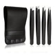 4 Pcs Professional Tweezers Set – Stainless Steel Precision Tools for Eyebrows, Facial Hair, Splinters & Ingrown Hair Removal