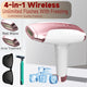 IPL 999,999 Flashes Laser Epilator, Painless Permanent Hair Removal Device for Women and Men, Bikini & Body Use