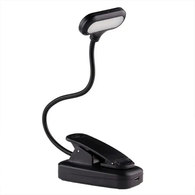 Mini Portable LED Book Light - Adjustable Eye Protection Reading Lamp, Flexible, Battery-Powered, Ideal for Study and Bedroom