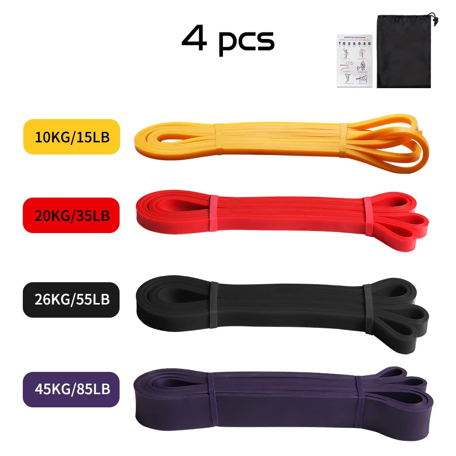 Heavy Duty Latex Resistance Band – Exercise Elastic Band for Strength Training, Pull-Up Assist, Pilates, and Fitness Workouts