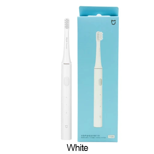 Xiaomi Mijia T100 Sonic Electric Toothbrush, USB Rechargeable, IPX7 Waterproof, 2 Modes, with Zone Reminder