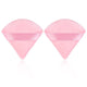 2 Pcs Triangle Powder Puff – Soft Velvet Makeup Sponge for Foundation Blending & Cosmetic Application