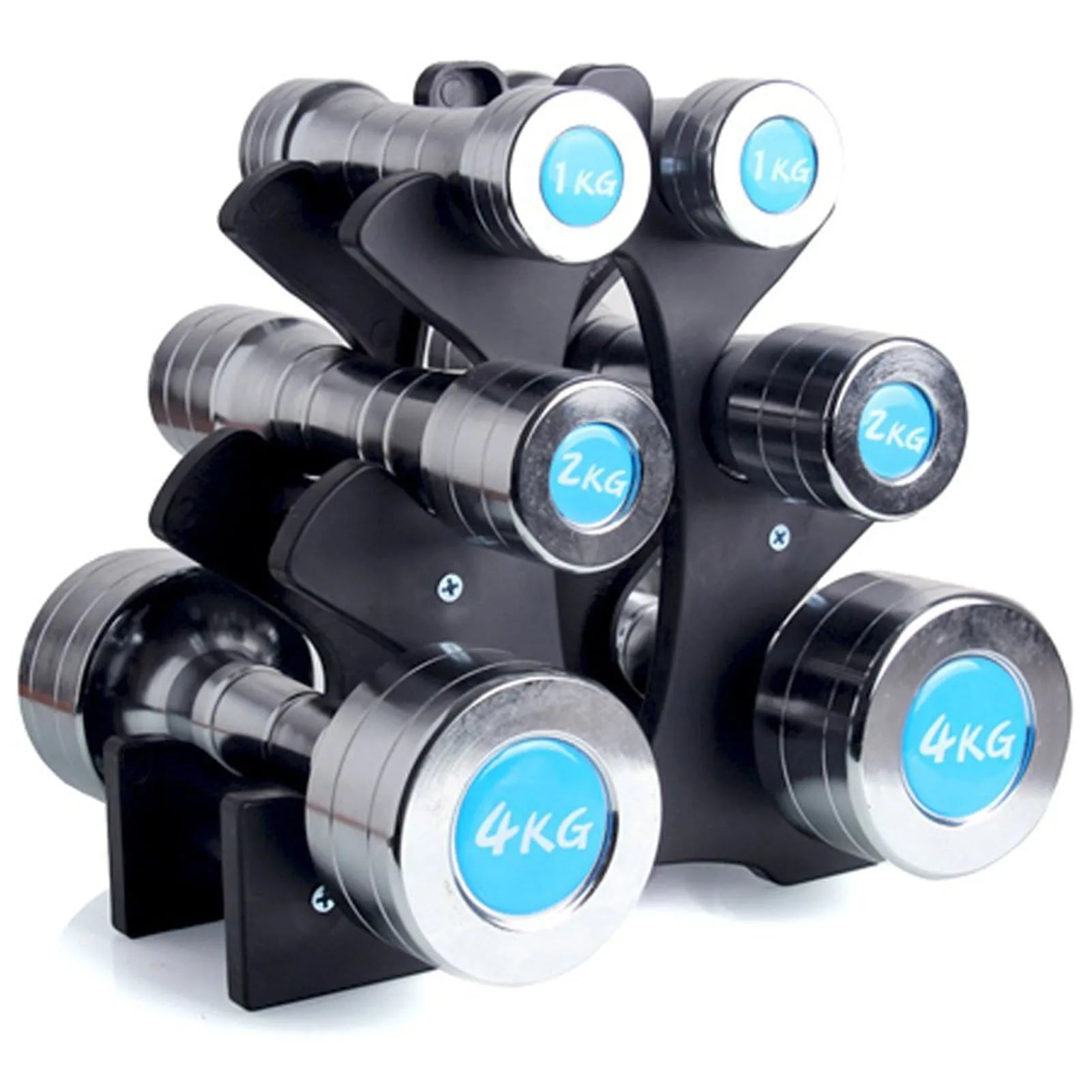 Dumbbell Rack – 3-Tier Weight Storage Stand, Space-Saving Fitness Equipment for Home Gym, Office, or Workout Space