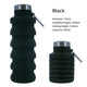New Portable Silicone Retractable Water Bottle - Collapsible Travel Sport Bottle