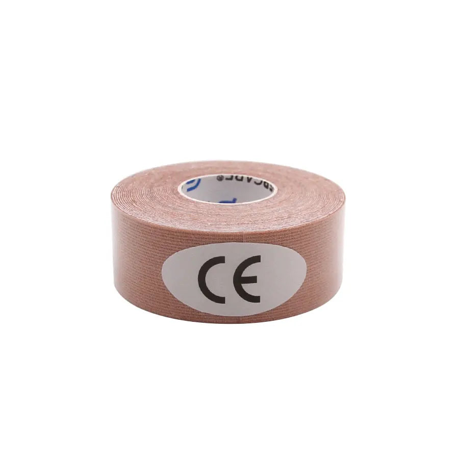 Kinesiology Tape – Cotton Elastic Bandage for Face & Body, Breathable Adhesive for Pain Relief & Muscle Support (2.5 cm)