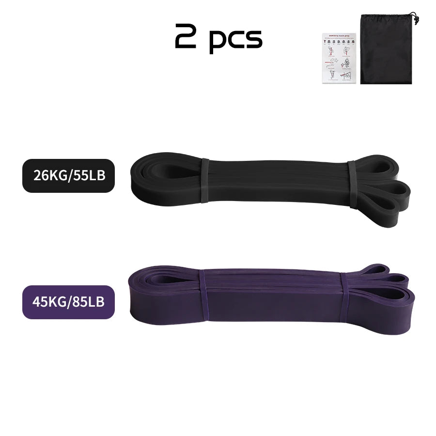 Heavy Duty Latex Resistance Band – Exercise Elastic Band for Strength Training, Pull-Up Assist, Pilates, and Fitness Workouts