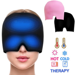 Gel Ice Headache Migraine Relief Hat Cold Compress Therapy Cap Ice