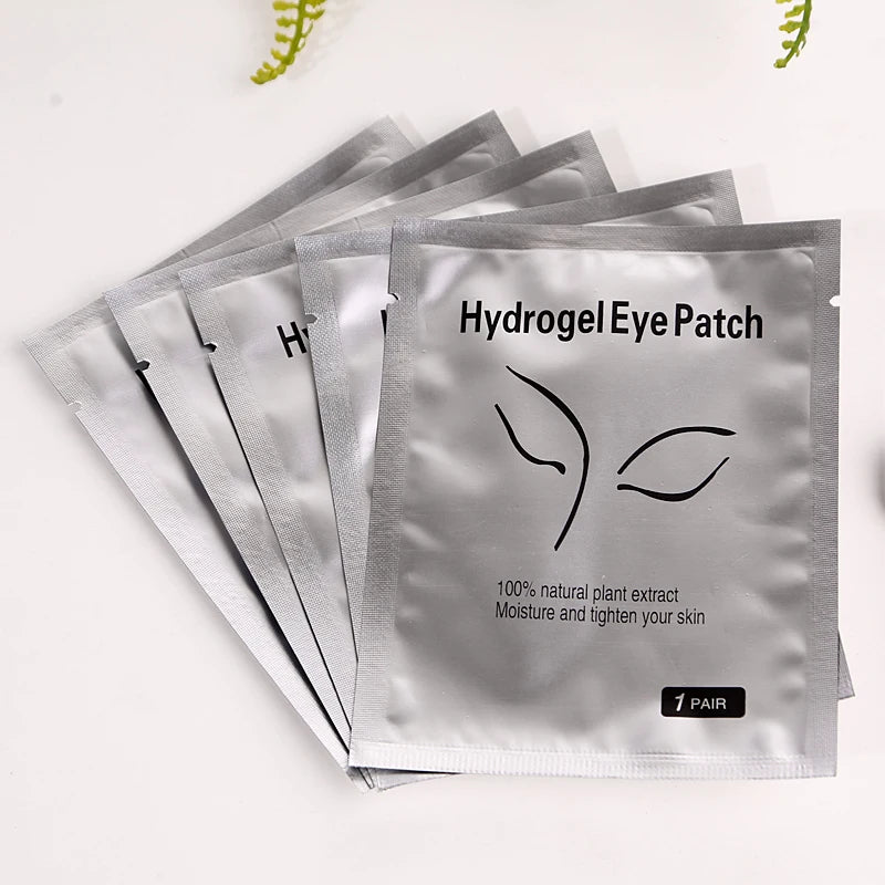 Eyelash Under Eye Patches - Hydrogel Eye Pads for Isolation & Removal (50 Pairs)