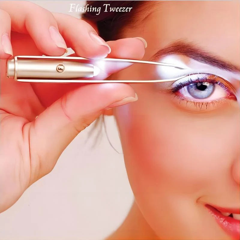 Portable Stainless Steel Smart Design Eyebrow Hair Remove Tweezer