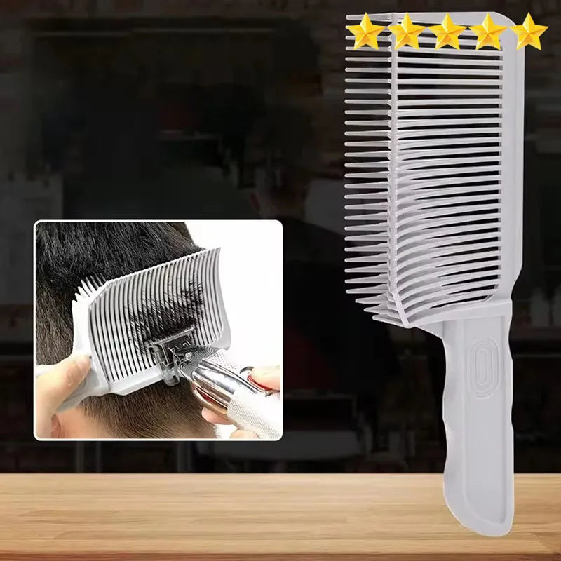 New Clipper Comb MEN'S STYLING Flat Hair Comb Curved