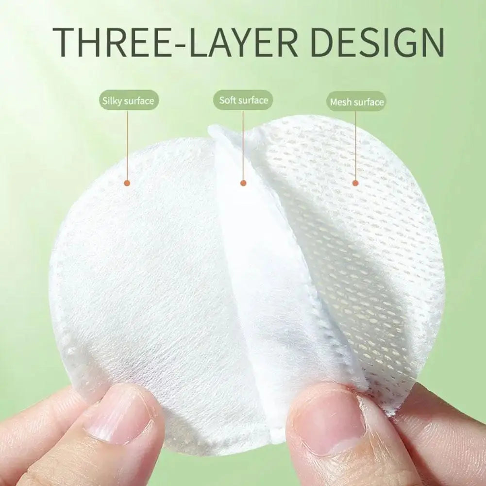 100 Pcs Makeup Cotton Pads – Soft Wipe Pads for Nail Art, Facial Cleansing & Makeup Removal