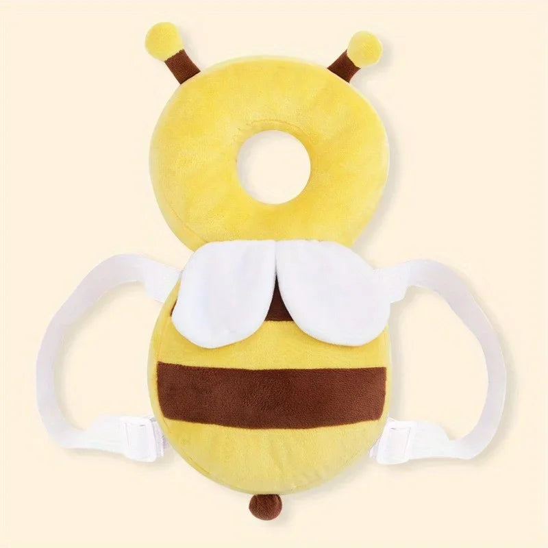 Little Bee Baby Head Protection Pillow – Breathable Anti-Fall Hat for Toddlers, Soft Plush Cushion, Christmas Gift for Baby